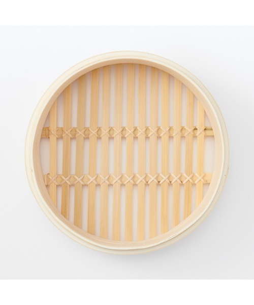 無印良品（ムジルシリョウヒン）の「竹材　蒸篭（せいろ）／本体　深型　大　約直径２３×高さ８ｃｍ（鍋/フライパン・メンズ・その他・FREE）」の4枚目の写真