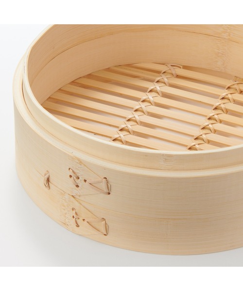 無印良品（ムジルシリョウヒン）の「竹材　蒸篭（せいろ）／本体　深型　大　約直径２３×高さ８ｃｍ（鍋/フライパン・メンズ・その他・FREE）」の5枚目の写真
