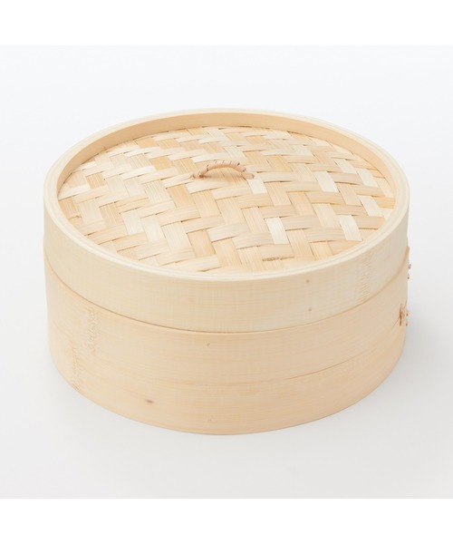 無印良品（ムジルシリョウヒン）の「竹材　蒸篭（せいろ）／本体　深型　大　約直径２３×高さ８ｃｍ（鍋/フライパン・メンズ・その他・FREE）」の6枚目の写真