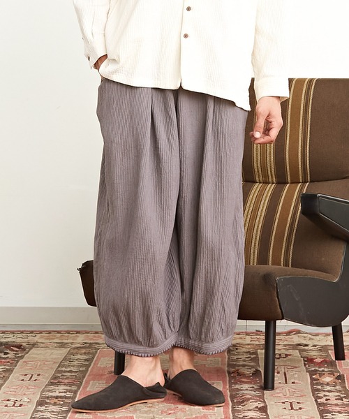 チャイハネ（チャイハネ）の「【チャイハネ】シェパベMEN'Sパンツ（その他パンツ・メンズ・ブラック/オレンジ/グレー/ベージュ・FREE）」の2枚目の写真