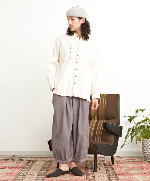 チャイハネ（チャイハネ）の「【チャイハネ】シェパベMEN'Sパンツ（その他パンツ・メンズ・ブラック/オレンジ/グレー/ベージュ・FREE）」の10枚目の写真