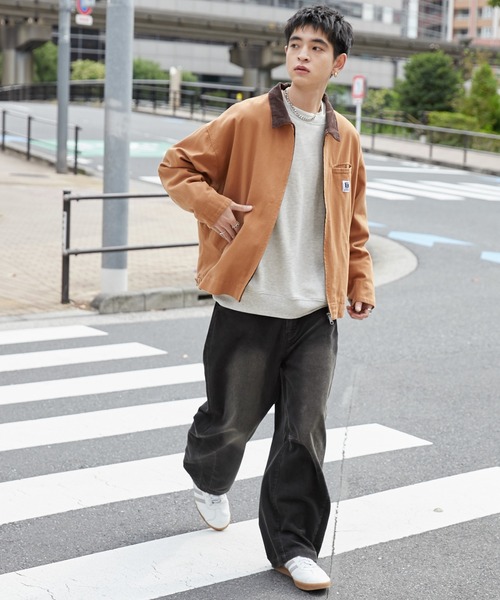 WEGO（ウィゴー）の「WEGO/ワーカーズZIPジャケット（ブルゾン・メンズ・カーキ/ブラック系その他/ブラウン・MEDIUM/LARGE）」の16枚目の写真