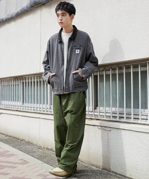 WEGO（ウィゴー）の「WEGO/ワーカーズZIPジャケット（ブルゾン・メンズ・カーキ/ブラック系その他/ブラウン・MEDIUM/LARGE）」の15枚目の写真