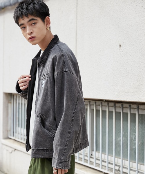 WEGO（ウィゴー）の「WEGO/ワーカーズZIPジャケット（ブルゾン・メンズ・カーキ/ブラック系その他/ブラウン・MEDIUM/LARGE）」の20枚目の写真
