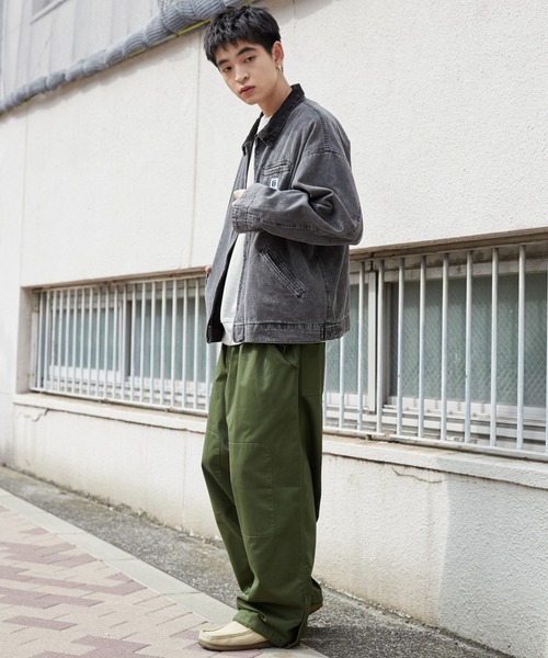 WEGO（ウィゴー）の「WEGO/ワーカーズZIPジャケット（ブルゾン・メンズ・カーキ/ブラック系その他/ブラウン・MEDIUM/LARGE）」の21枚目の写真