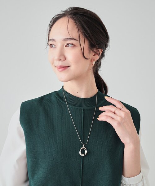 SHOO・LA・RUE（シューラルー）の「◆ポイントフェイクパールネックレス（ネックレス・レディース・ゴールド/シルバー/ピンクゴールド・00）」の8枚目の写真