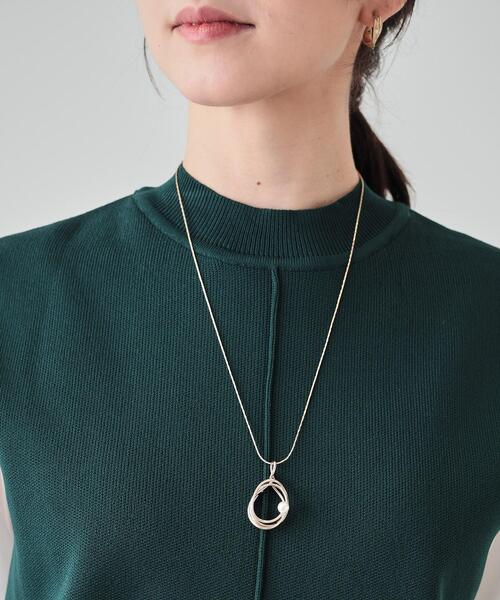 SHOO・LA・RUE（シューラルー）の「◆ポイントフェイクパールネックレス（ネックレス・レディース・ゴールド/シルバー/ピンクゴールド・00）」の7枚目の写真