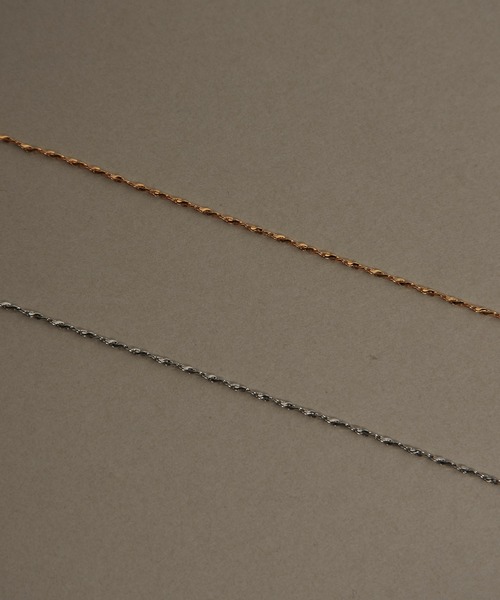 SETUP7(セットアップセブン)の「【SETUP7】glitter chain necklace グリッターチェーンネックレス NKS(ネックレス・レディース・ゴールド/シルバー・FREE)」の10枚目の写真
