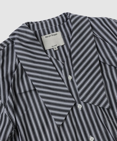 Meryll Rogge（メリル ロッゲ）の「BOULE SHIRT W/ COLLAR TIE（シャツ