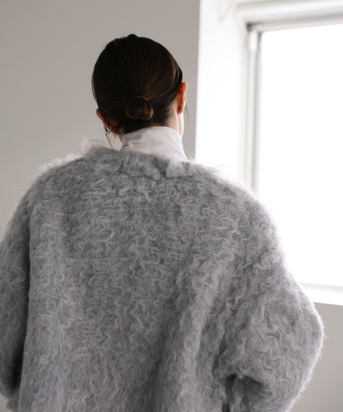 セール】シャギークロップドニットトップス（ニット/セーター