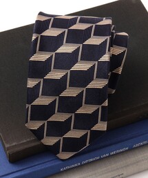 NOLLEY’S | Fossati トリックアート柄ジャガードネクタイ(ネクタイ)