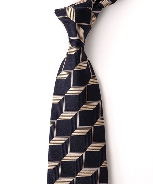 NOLLEY’S（ノーリーズ）の「Fossati トリックアート柄ジャガードネクタイ（ネクタイ・メンズ・ブルー系その他6・FREE）」の14枚目の写真