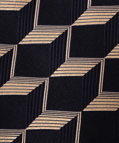 NOLLEY’S（ノーリーズ）の「Fossati トリックアート柄ジャガードネクタイ（ネクタイ・メンズ・ブルー系その他6・FREE）」の13枚目の写真