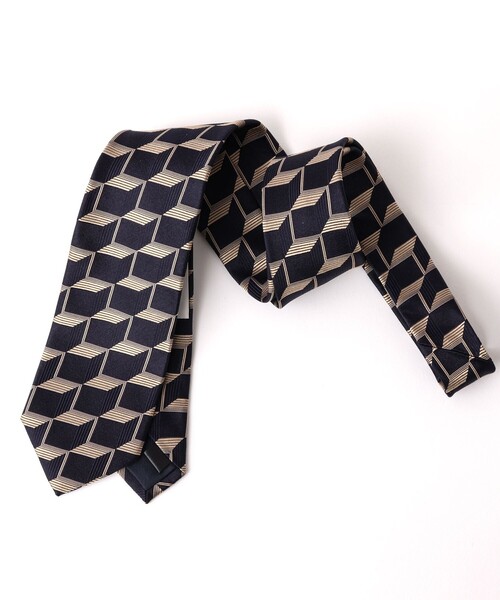 NOLLEY’S（ノーリーズ）の「Fossati トリックアート柄ジャガードネクタイ（ネクタイ・メンズ・ブルー系その他6・FREE）」の12枚目の写真