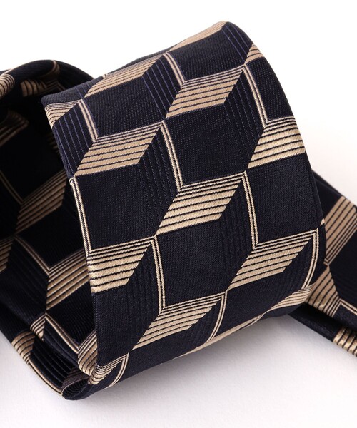 NOLLEY’S（ノーリーズ）の「Fossati トリックアート柄ジャガードネクタイ（ネクタイ・メンズ・ブルー系その他6・FREE）」の11枚目の写真