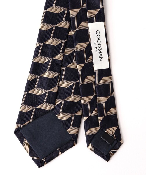 NOLLEY’S（ノーリーズ）の「Fossati トリックアート柄ジャガードネクタイ（ネクタイ・メンズ・ブルー系その他6・FREE）」の8枚目の写真