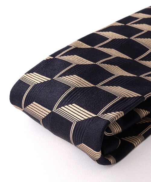 NOLLEY’S（ノーリーズ）の「Fossati トリックアート柄ジャガードネクタイ（ネクタイ・メンズ・ブルー系その他6・FREE）」の4枚目の写真