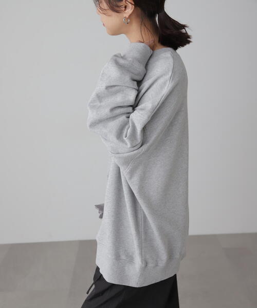 FREE'S MART(フリーズマート)の「◆マウンテンプリントビッグスウェット(スウェット・レディース・ネイビー/ホワイト/グレー・FREE)」の6枚目の写真