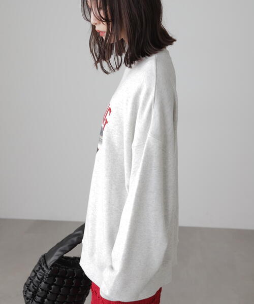 FREE'S MART(フリーズマート)の「◆マウンテンプリントビッグスウェット(スウェット・レディース・ネイビー/ホワイト/グレー・FREE)」の17枚目の写真