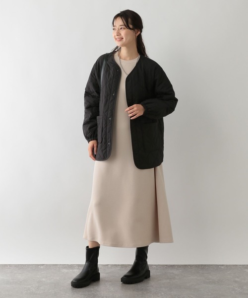 GLOBAL WORK Smile Seed Store（グローバルワーク スマイルシードストア）の「エアサーマルキルトブルゾン/116028（ブルゾン・レディース・カーキ/ブラック/アイボリー・X-LARGE/SMALL/LARGE/MEDIUM）」の11枚目の写真