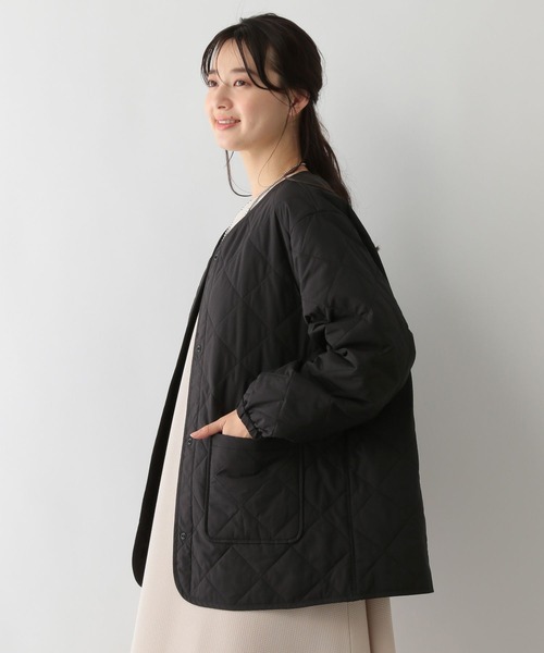 GLOBAL WORK Smile Seed Store（グローバルワーク スマイルシードストア）の「エアサーマルキルトブルゾン/116028（ブルゾン・レディース・カーキ/ブラック/アイボリー・X-LARGE/SMALL/LARGE/MEDIUM）」の13枚目の写真