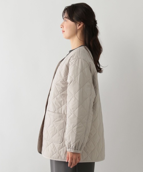 GLOBAL WORK Smile Seed Store（グローバルワーク スマイルシードストア）の「エアサーマルキルトブルゾン/116028（ブルゾン・レディース・カーキ/ブラック/アイボリー・X-LARGE/SMALL/LARGE/MEDIUM）」の20枚目の写真