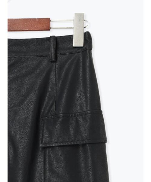 Te chichi（テチチ）の「【Atelier Noir】エコレザーアウトポケットナロースカート（スカート・レディース・ブラック・F）」の9枚目の写真