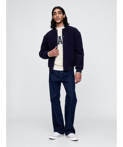 ひろ　GAP/ギャップ　【M】 セットアップ　メンズ　スウェット　トレーナ セール】GAPロゴ モックネック スウェット・トレーナー
