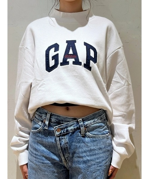 GAP スエット GAP ATHLETICロゴ スウェットシャツ(ユニセックス)