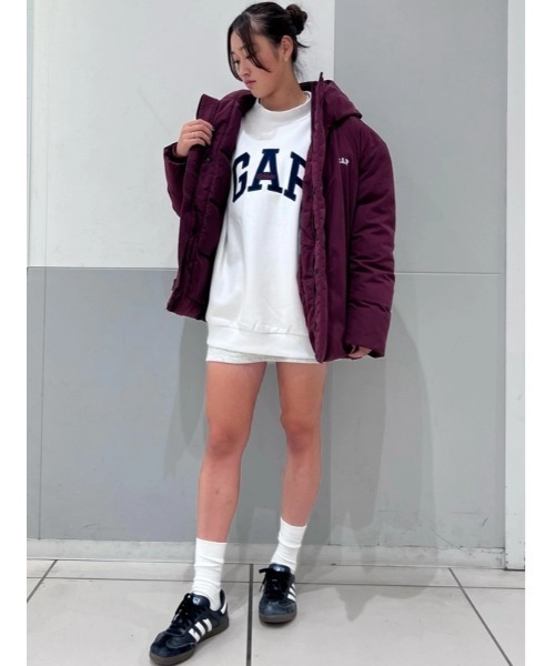 GAP（ギャップ）の「GAPロゴ モックネック スウェット・トレーナー（スウェット・メンズ・ブラック/アイボリー/レッド・S/M/XL/XS/L）」の10枚目の写真