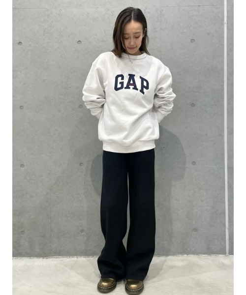 GAP（ギャップ）の「GAPロゴ モックネック スウェット・トレーナー（スウェット・メンズ・ブラック/アイボリー/レッド・S/M/XL/XS/L）」の11枚目の写真