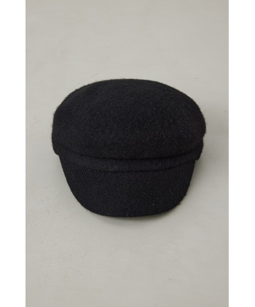 AZUL by moussy（アズールバイマウジー）の「ウールライクキャスケット（キャスケット・レディース・ブラック/ベージュ・FREE）」の8枚目の写真