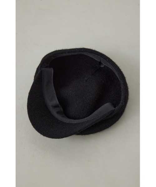 AZUL by moussy（アズールバイマウジー）の「ウールライクキャスケット（キャスケット・レディース・ブラック/ベージュ・FREE）」の11枚目の写真