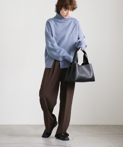 セール】ワンハンドルフェイクレザーバッグ（ハンドバッグ）｜select