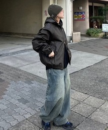 Chikashitsu +(`JVcvX)́yChikashitsu +zcoating hooded blouson / y`JVcvXzR[eBOt[hu](u])