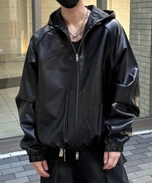 Chikashitsu +(`JVcvX)́yChikashitsu +zcoating hooded blouson / y`JVcvXzR[eBOt[hu](u])
