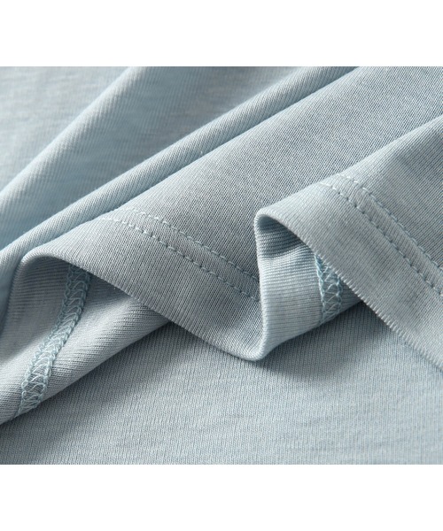 Cinderella（シンデレラ）の「カットソー トップス 長袖 クルーネック シンプル 伸縮性 レディース 女性 オフィス 上品 無地 春 秋 冬（Tシャツ/カットソー・レディース・ブラウン/ベージュ/ネイビー/ブラック/ブルー/グレー/クリーム・MEDIUM/LARGE）」の9枚目の写真