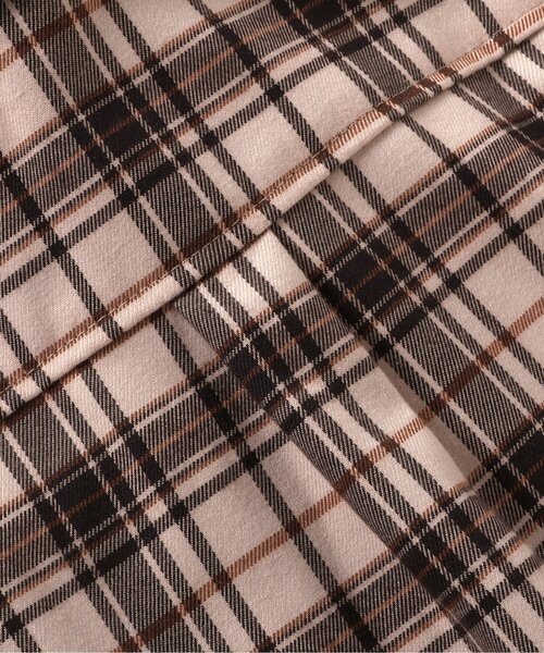 apres les cours（アプレレクール）の「【リンク】切り替えチェックシャツ（シャツ/ブラウス・キッズ・グレー/ベージュ・120/130/80/90/100/110）」の19枚目の写真