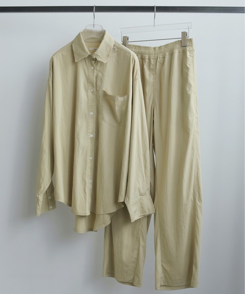Chambray Rough Pants（その他パンツ）｜anuke（アンヌーク）の