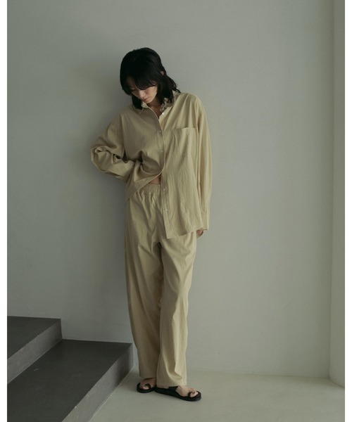 Chambray Rough Pants（その他パンツ）｜anuke（アンヌーク）の