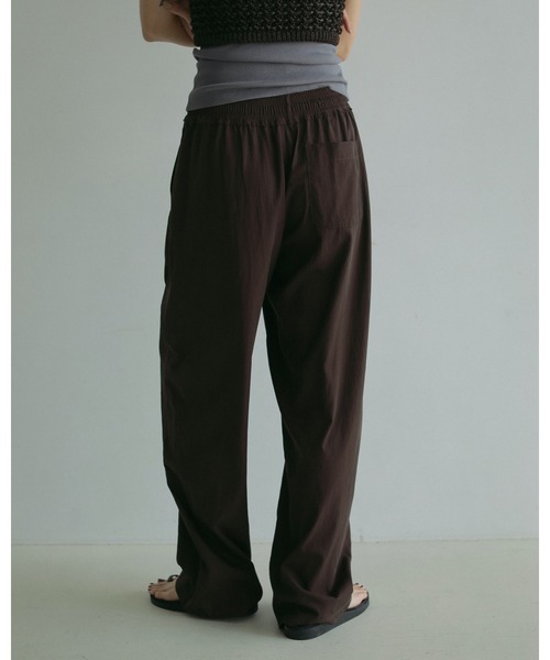 セール】Chambray Rough Pants（その他パンツ）｜anuke