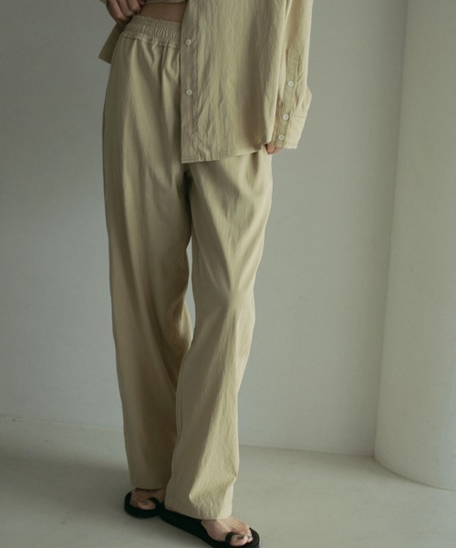 セール】Chambray Rough Pants（その他パンツ）｜anuke