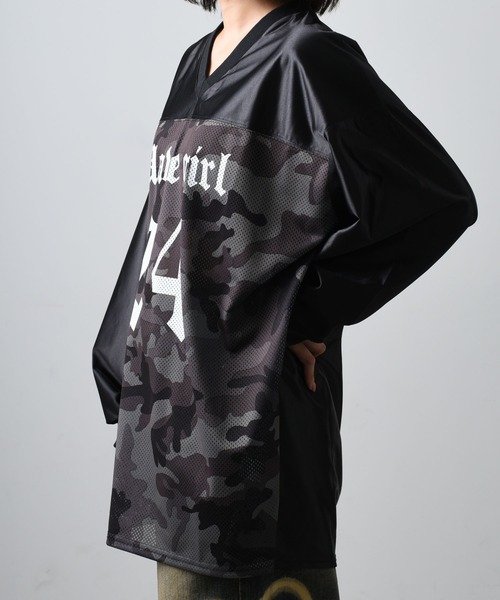 ARULE(アルール)の「A'GEM/9 × .kom 『ARULE/アルール』カモフラージュデザインロンTEE(Tシャツ/カットソー・レディース・チャコールグレー/ブラック/カーキ・FREE)」の13枚目の写真