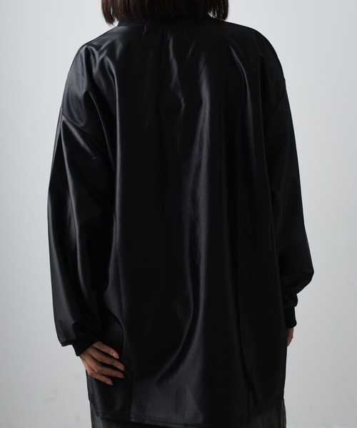 ARULE(アルール)の「A'GEM/9 × .kom 『ARULE/アルール』カモフラージュデザインロンTEE(Tシャツ/カットソー・レディース・チャコールグレー/ブラック/カーキ・FREE)」の14枚目の写真