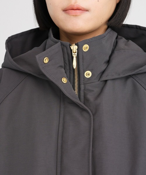 BABYLONE（バビロン）の「グログラン中綿コート（その他アウター・レディース・チャコール/オフホワイト・フリー）」の20枚目の写真