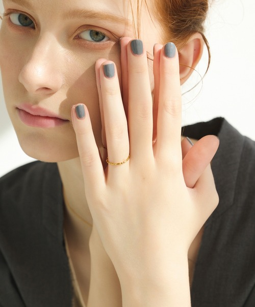 CENE（セネ）の「【CENE】セネ/MIXボールチェーンリング（リング・レディース・シルバー/ゴールド・#13/#9/#11）」の5枚目の写真