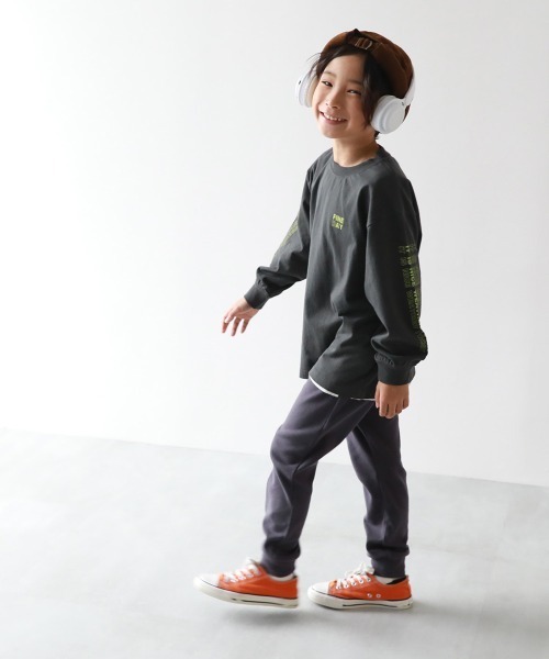 devirock(デビロック)の「ウルトラストレッチ 裾リブパンツ(やわらかタッチ)(スウェットパンツ・キッズ・カーキ/ブラック/グレー系1/ブルー系1/ブルー系2/パープル系/ヘザーチャコール/グリーン系その他・80cm/90cm/110cm/100cm/120cm/130cm/140cm/150cm/160cm)」の16枚目の写真