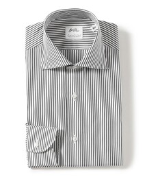 BRILLA per il gusto | コットン ペンシルストライプ ワイドカラーシャツ(シャツ/ブラウス)