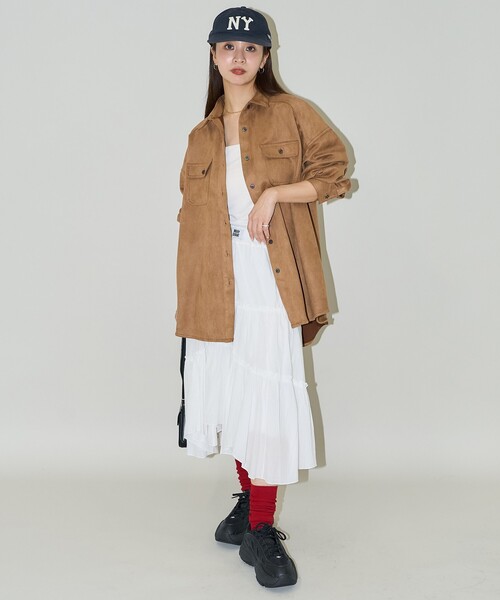 セール】MARY QUANT × PUBLUX/マリークワント ロゴ刺繍 フェイク  