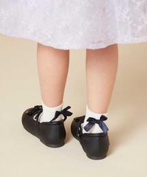 a.v.v（アーヴェヴェ）の「[KIDS]リボン付きショートソックス（ソックス/靴下・キッズ）」